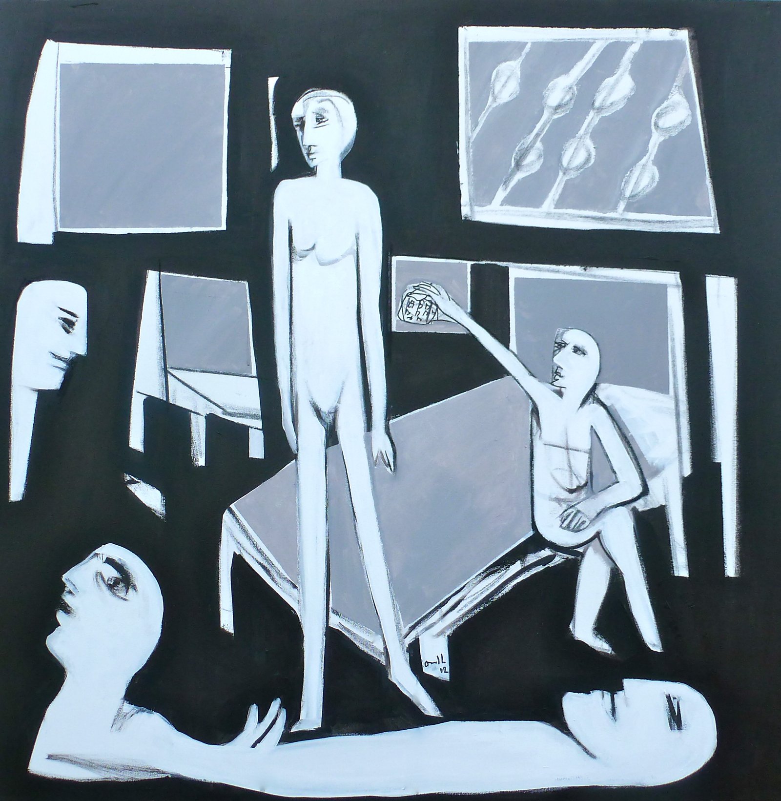 Catarsis Pieza25, 80x60cm