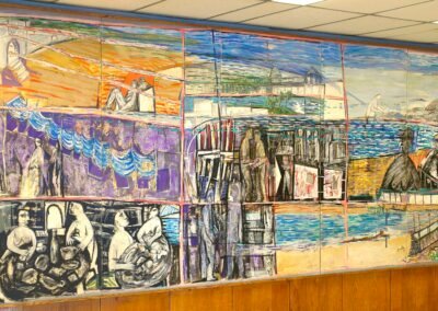 Mural Valdecilla 1987.