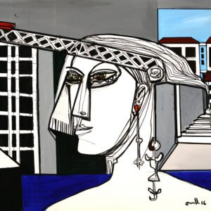 Mi Puerto 01 100x160cm mixta s:lienzo