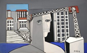 Mi Puerto 02 , 2017. Mixta s/ lienzo. 100x160cm.