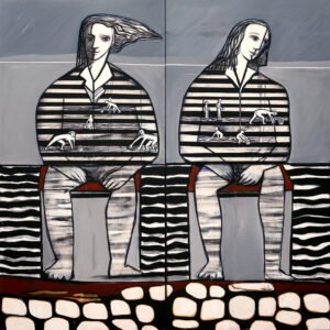 Mi Puerto 12. Mixta s/ lienzo. 100x160cm.
