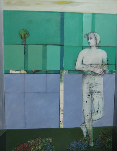 A dos voces - Pensamientos, 200x200cm