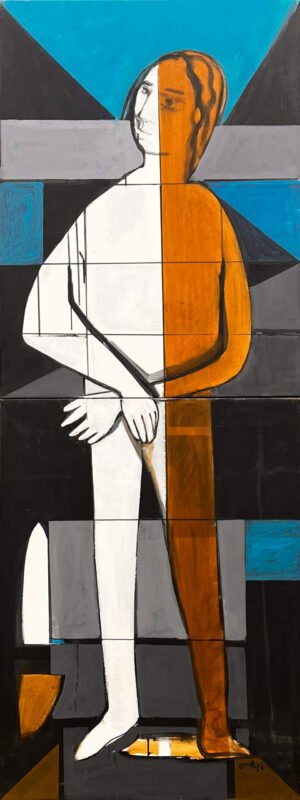 Serie En busca del tiempo perdido_hombre 160x60cm