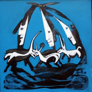 Serie Momentos_figura humana 2. 30x30cm