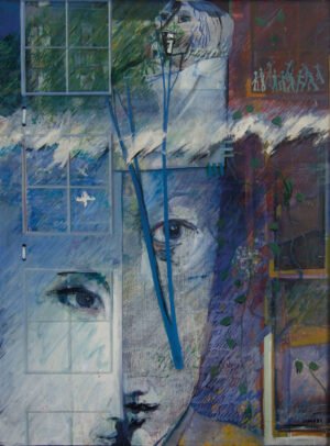 Serie Momentos_Vely, mujer 130x97cm