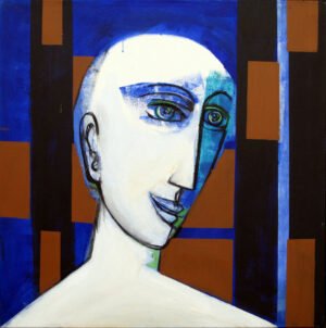 Serie Momentos_Encuentro 90x90cm