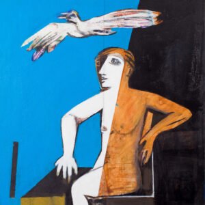 Serie Momentos_ Pueblo cercano 80x60cm