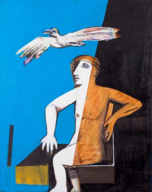 Serie Momentos_ Pueblo cercano 80x60cm