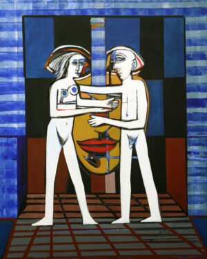 Serie Momentos_Labios rojos 160x130cm