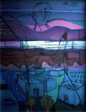 Serie Momentos_ Paisaje y figura 140x80cm