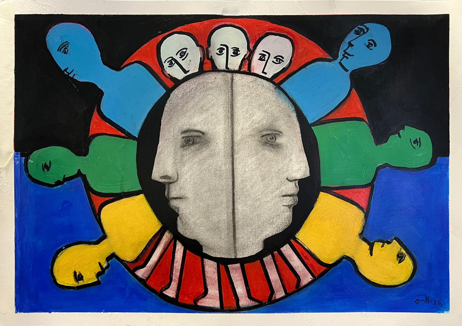 Serie Mi yo ..hoy_Dibujo II 59x42