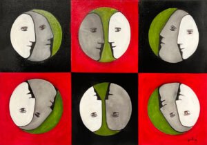 Serie Mi yo ..hoy - Después del silencio. 70x100cm